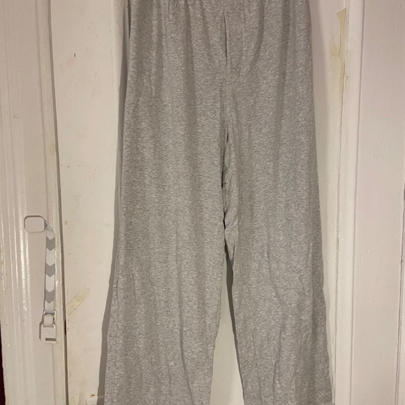 SKIMS Boyfriend Loose Lounge Pant in Light Heather Grey Size Medium - Picture 2 of 4